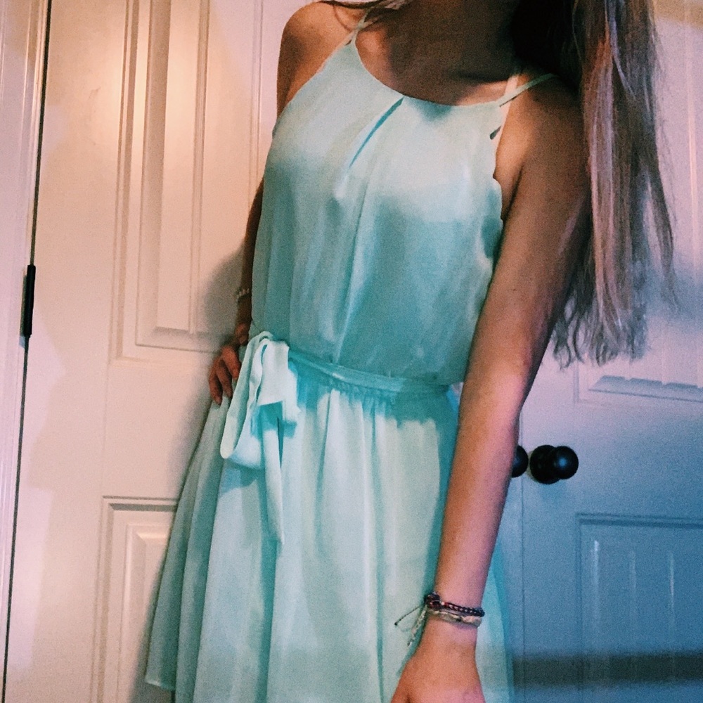 Pastel Teal/mint, spring/summer dress